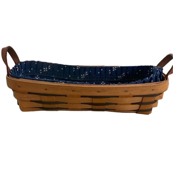 LONGABERGER BASKETS Cracker Basket Vintage Home Decor - Picture 1 of 3